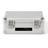 Crosley Cruiser Portable Retro CD Player with Stereo Bluetooth Speakers, FM Radio - White Sands