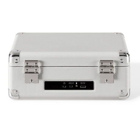 Crosley Cruiser Portable Retro CD Player with Stereo Bluetooth Speakers, FM Radio - White Sands