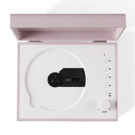 Crosley Voyager Portable Retro CD Player with Stereo Bluetooth Speakers, FM Radio - Amethyst