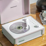Crosley Voyager Portable Retro CD Player with Stereo Bluetooth Speakers, FM Radio - Amethyst