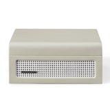 Crosley Voyager Portable Retro CD Player with Stereo Bluetooth Speakers, FM Radio - Dune