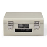 Crosley Voyager Portable Retro CD Player with Stereo Bluetooth Speakers, FM Radio - Dune