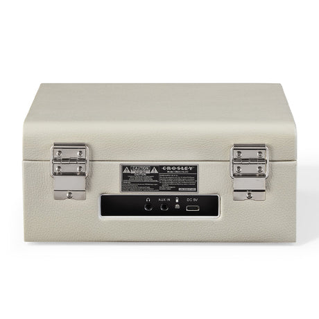 Crosley Voyager Portable Retro CD Player with Stereo Bluetooth Speakers, FM Radio - Dune