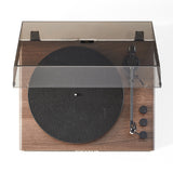 Crosley Stave 2-Speed Bluetooth Record Player Turntable with Built-in Speakers, Walnut