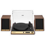 Crosley C72 Record Player Shelf System - Walnut