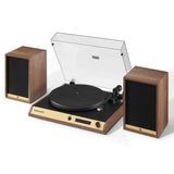 Crosley C72 Record Player Shelf System - Walnut