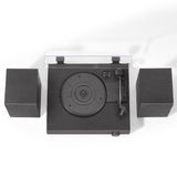 Crosley Zane 3-Speed Bluetooth Record Player Turntable with Matching Stereo Speakers - Black