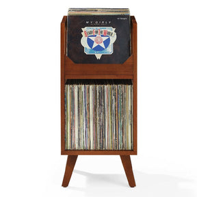Crosley Asheville Small Vinyl Storage Stand - Walnut