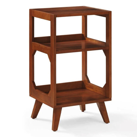Crosley Asheville Small Record Player Stand - Walnut