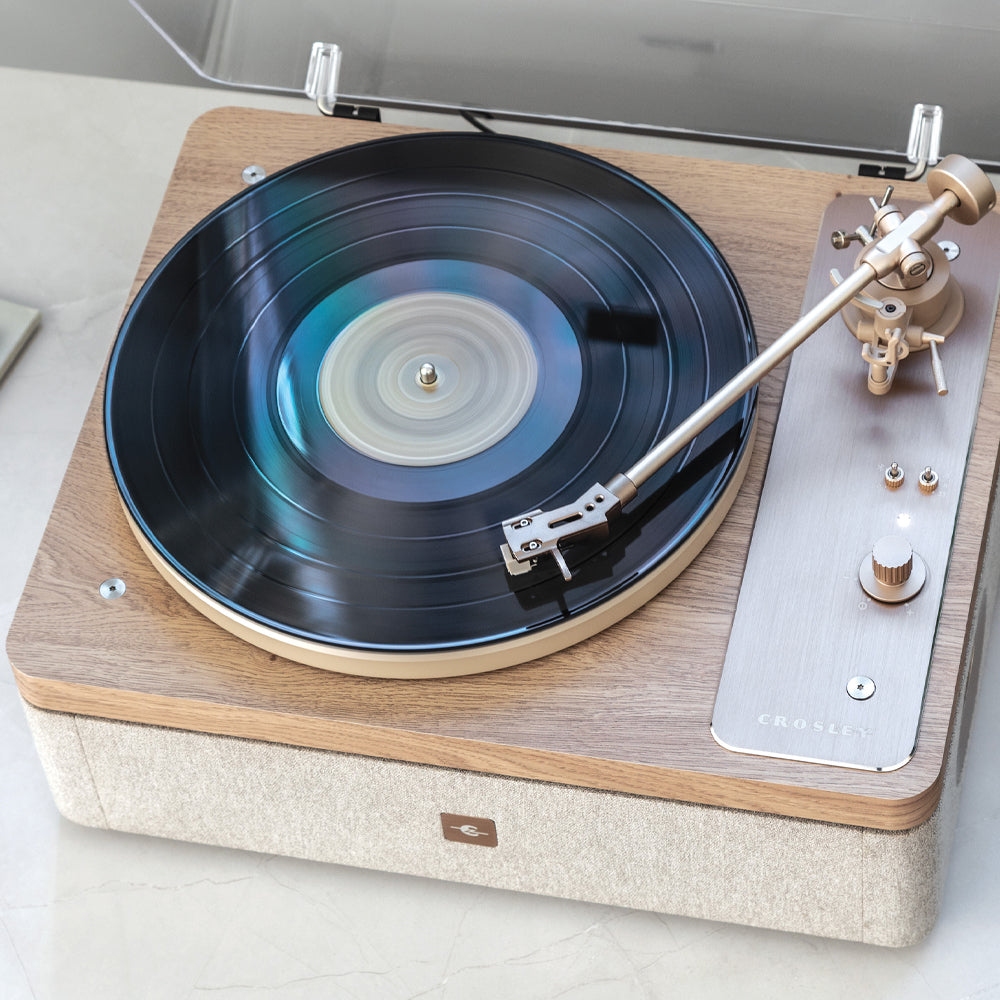 Crosley E100 Record Player Shelf System - Natural