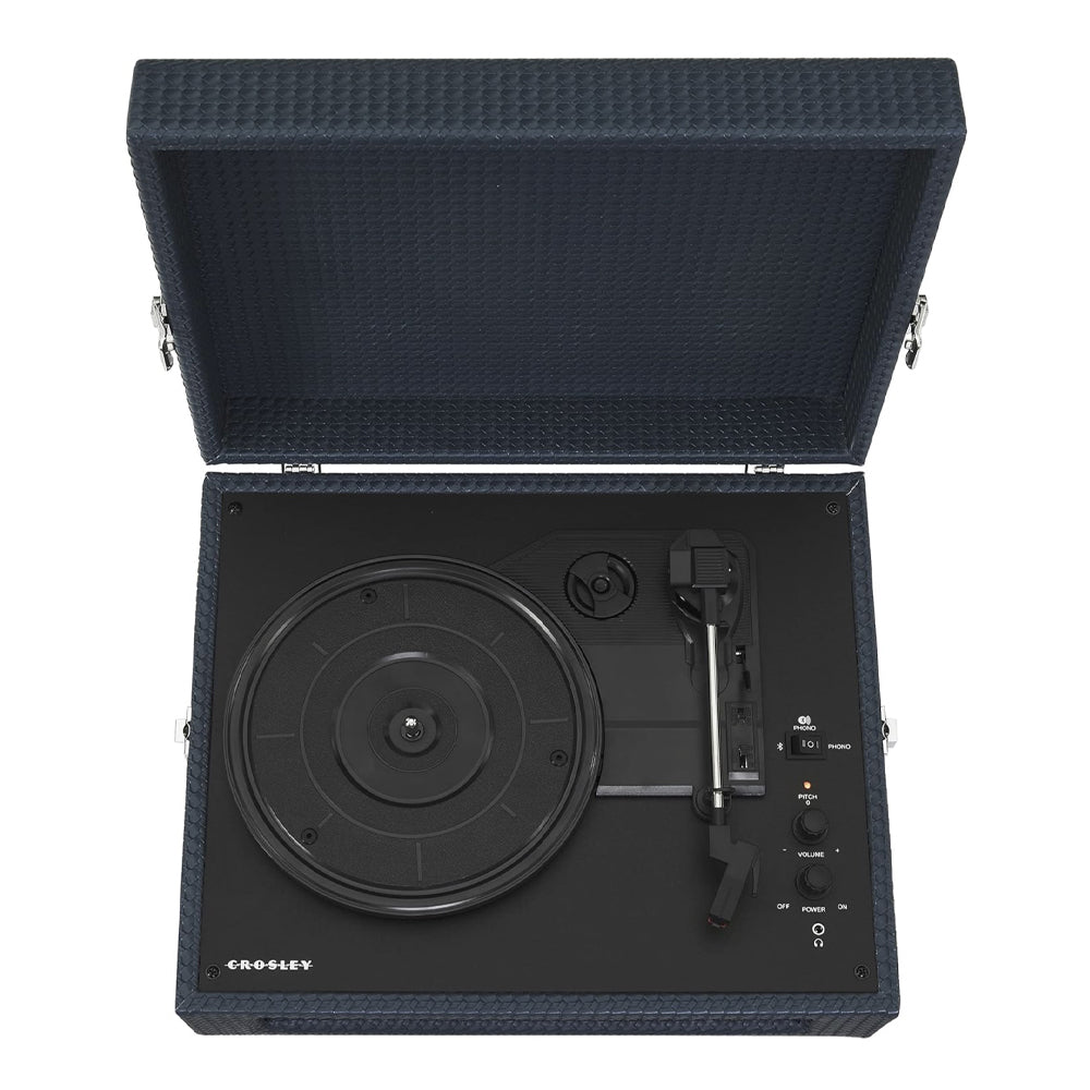 Crosley Voyager Bluetooth Portable Turntable - Navy Blue