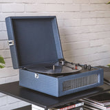 Crosley Voyager Bluetooth Portable Turntable - Navy Blue
