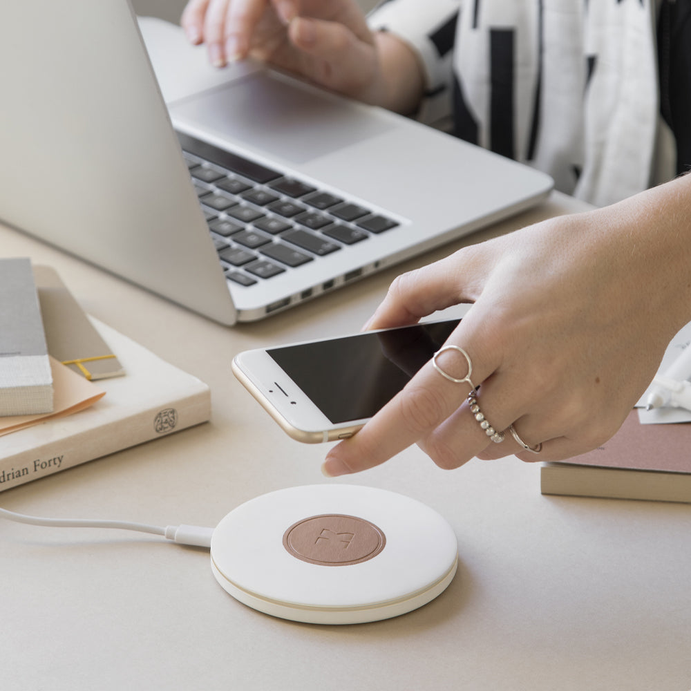 Kreafunk Wicharge 2 Wireless Qi Charger 15W - White