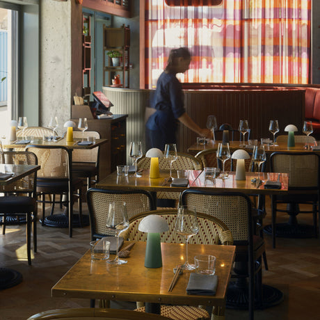 Kreafunk Bello Lamp, Portable And Rechargeable - Black Wood