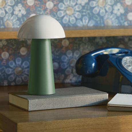 Kreafunk Bello Lamp, Portable And Rechargeable - Nordic Green