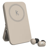 Kreafunk Tocharge Go Powerbank + Earbuds - Ivory Sand