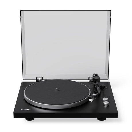Kanto OBI3 (2nd Gen) Turntable with Bluetooth 5.3, Preamp & Pitch Control - Matte Black