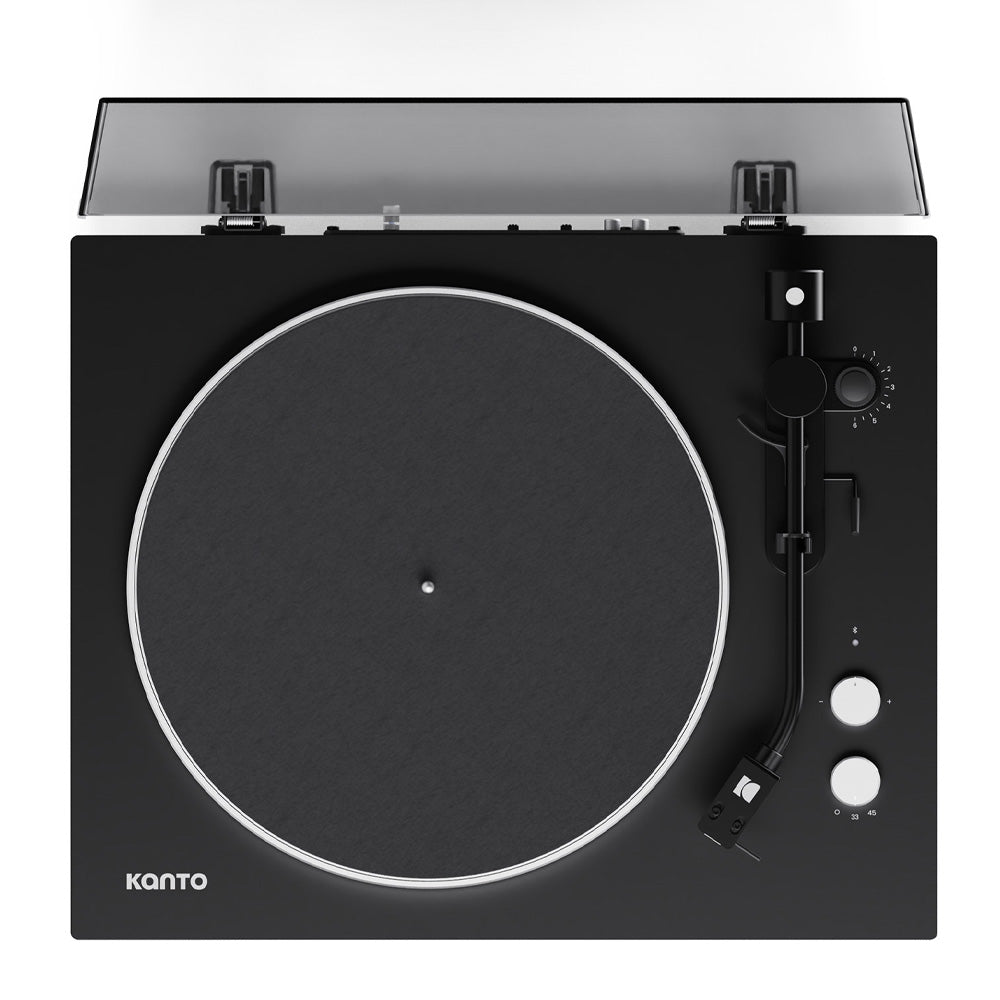 Kanto OBI3 (2nd Gen) Turntable with Bluetooth 5.3, Preamp, and Pitch Control - Matte Black