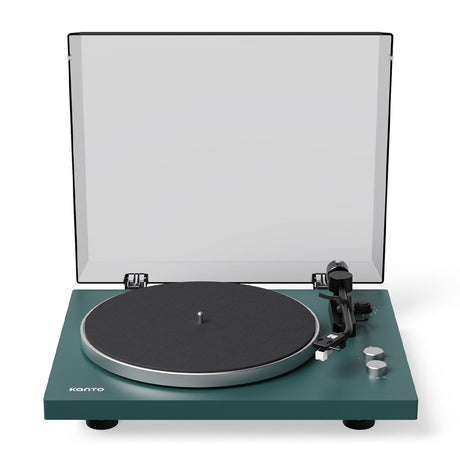 Kanto OBI3 (2nd Gen) Turntable with Bluetooth 5.3, Preamp & Pitch Control - Matte Green