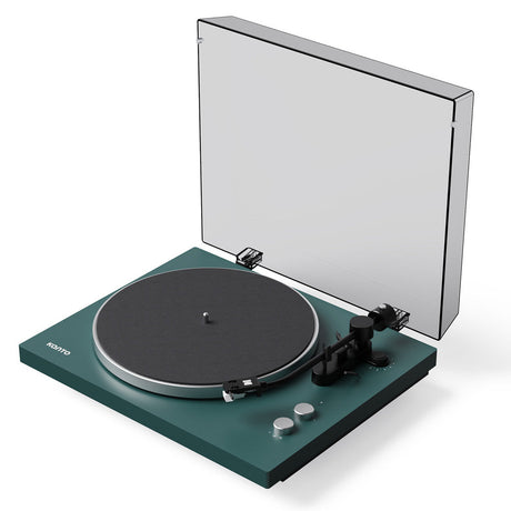Kanto OBI3 (2nd Gen) Turntable with Bluetooth 5.3, Preamp & Pitch Control - Matte Green