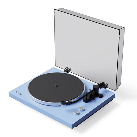 Kanto OBI3 (2nd Gen) Turntable with Bluetooth 5.3, Preamp & Pitch Control - Matte Ice Blue