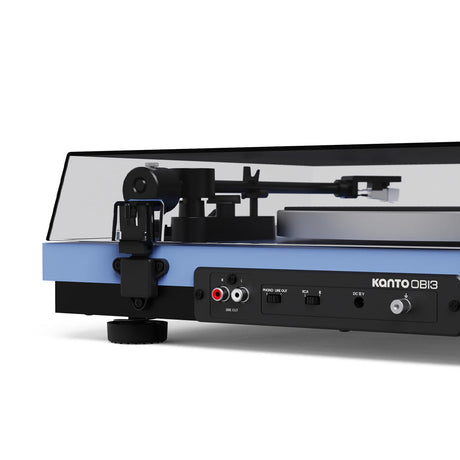 Kanto OBI3 (2nd Gen) Turntable with Bluetooth 5.3, Preamp & Pitch Control - Matte Ice Blue