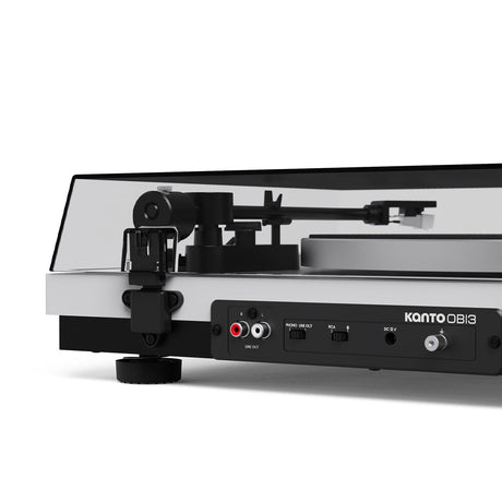 Kanto OBI3 (2nd Gen) Turntable with Bluetooth 5.3, Preamp & Pitch Control - Matte White
