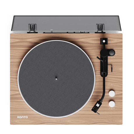 Kanto OBI3 (2nd Gen) Turntable with Bluetooth 5.3, Preamp & Pitch Control - Walnut