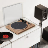 Kanto OBI3 (2nd Gen) Turntable with Bluetooth 5.3, Preamp, and Pitch Control - Walnut