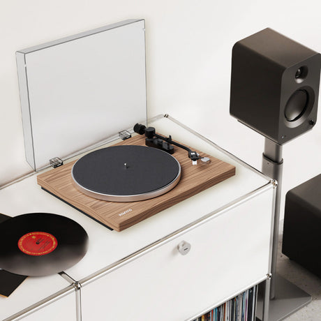 Kanto OBI3 (2nd Gen) Turntable with Bluetooth 5.3, Preamp & Pitch Control - Walnut