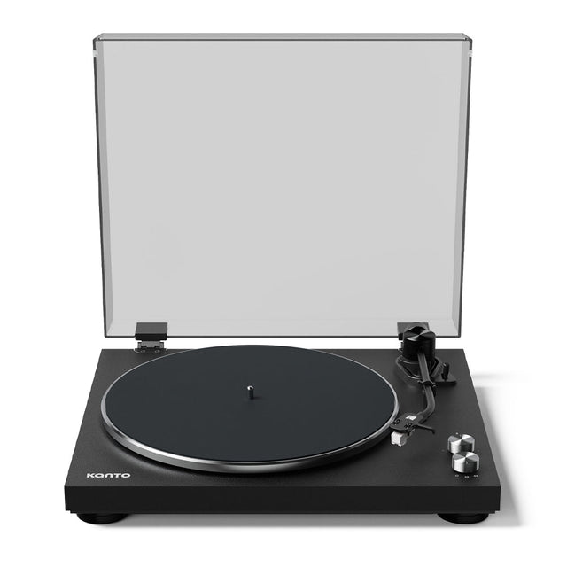 Kanto OBI3 Turntable with Bluetooth 5.3, Preamp, and Pitch Control - Matte Black