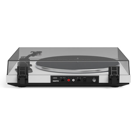 Kanto OBI3 Turntable with Bluetooth 5.3, Preamp, and Pitch Control - Matte White