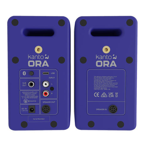 Kanto ORA 100W Powered Reference Speakers (Bluetooth 5.0) - Matte Purple (Limited Edition)