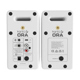 Kanto ORA4 140W Powered Reference Speakers with USB-C Input and Bluetooth - White, Pair