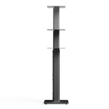 Kanto SPH Universal Height Adjustable Bookshelf Speaker Stands - Black, Pair