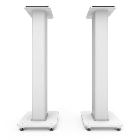 Kanto SX30W 30" Tall Fillable Speaker Stands with Isolation Feet - Pair, White