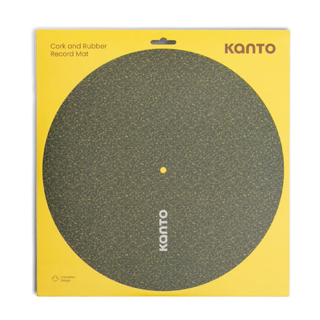 Kanto TT-CRM Anti-Static Cork & Rubber Turntable Mat - 12" (Includes Storage Sleeve)