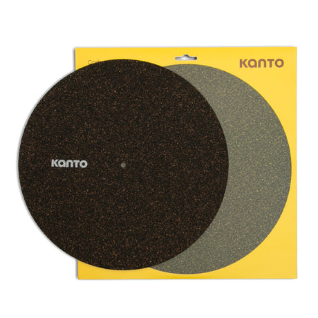 Kanto TT-CRM Anti-Static Cork & Rubber Turntable Mat - 12" (Includes Storage Sleeve)