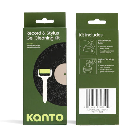Kanto TT-GKIT Record & Stylus Gel Cleaning Kit - Dust Roller & Stylus Gel (Washable & Reusable)
