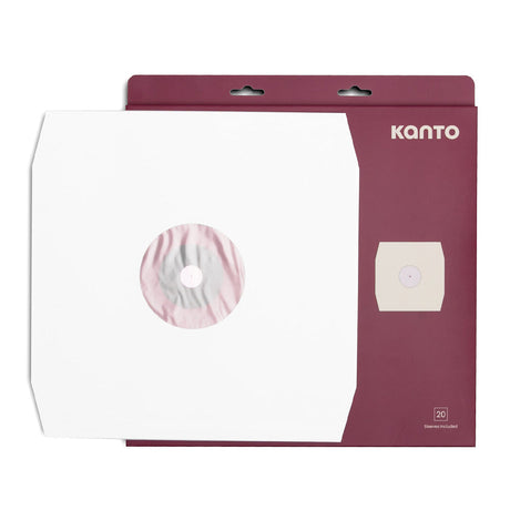 Kanto TT-IS20 Poly-Lined Paper Inner Sleeves for 12" Vinyl Records - 20 Pack