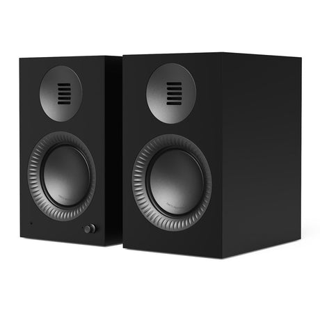 Kanto TUK (2nd Gen) Grand Passive Speaker System with AMT Tweeter & 6" Concave Aluminium Woofer - Matte Black with Gunmetal