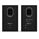 Kanto TUK (2nd Gen) Grand Passive Speaker System with AMT Tweeter & 6" Concave Aluminium Woofer - Matte Black with Gunmetal