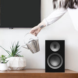 Kanto TUK (2nd Gen) Passive Speaker System with AMT Tweeter & 5.25" Concave Aluminium Woofer - Matte Black with Gunmetal