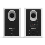 Kanto TUK (2nd Gen) 260W Powered Speaker System with Bluetooth 5.4, Dual RCA & USB-C Inputs - Matte White with Aluminium