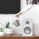 Kanto TUK (2nd Gen) 260W Powered Speaker System with Bluetooth 5.4, Dual RCA & USB-C Inputs - Matte White with Aluminium