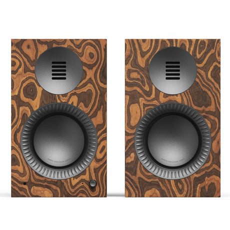 Kanto TUK (2nd Gen) 260W Powered Speaker System with Bluetooth 5.4, Dual RCA & USB-C Inputs - Burl with Gunmetal