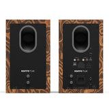 Kanto TUK (2nd Gen) 260W Powered Speaker System with Bluetooth 5.4, Dual RCA & USB-C Inputs - Burl with Gunmetal