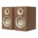 Kanto TUK (2nd Gen) 260W Powered Speaker System with Bluetooth 5.4, Dual RCA & USB-C Inputs - Matte Walnut with Rose Gold