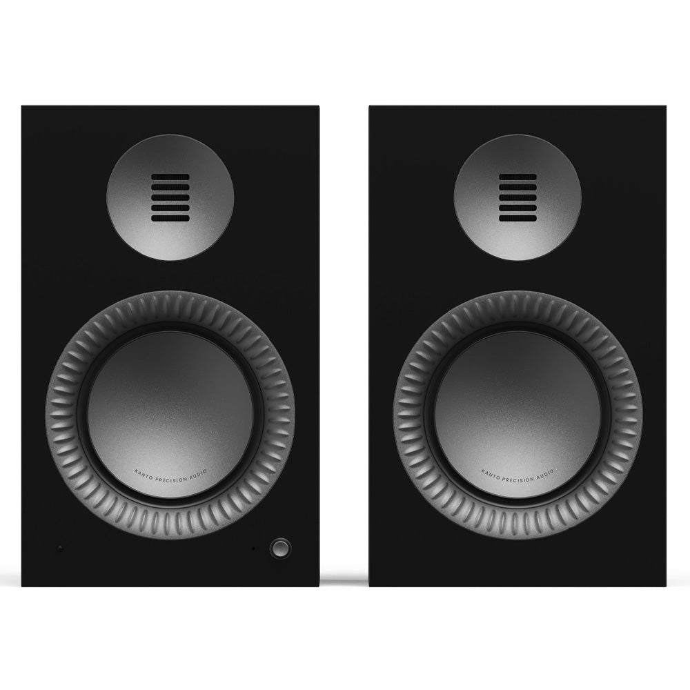 Kanto TUK (2nd Gen) Grand 320W Powered Speaker System with Bluetooth 5.4, Dual RCA & USB-C Inputs - Matte Black with Gunmetal