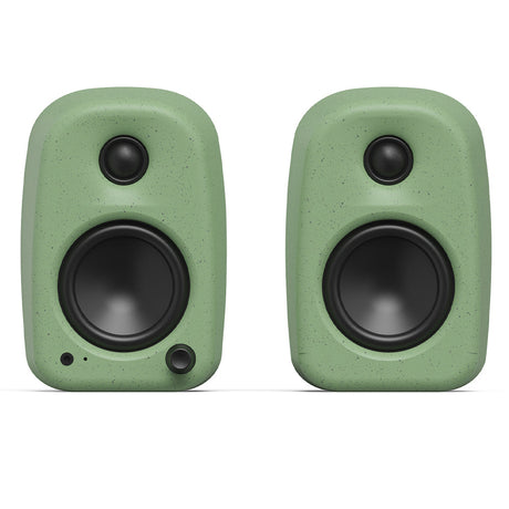 Kanto UKI 100W Desktop Speakers - Sage (Matte Green), Pair (with Bluetooth, USB-C, Headphone out)